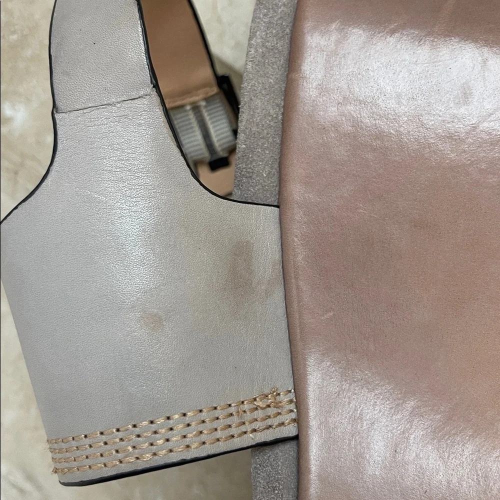 Naked Feet Mallow Platform Wedge Sandals 7